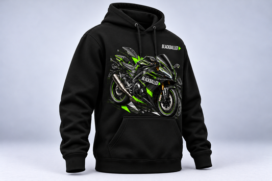 RIDE Blackballed authentic Hoodie; awesome craftmanship edition